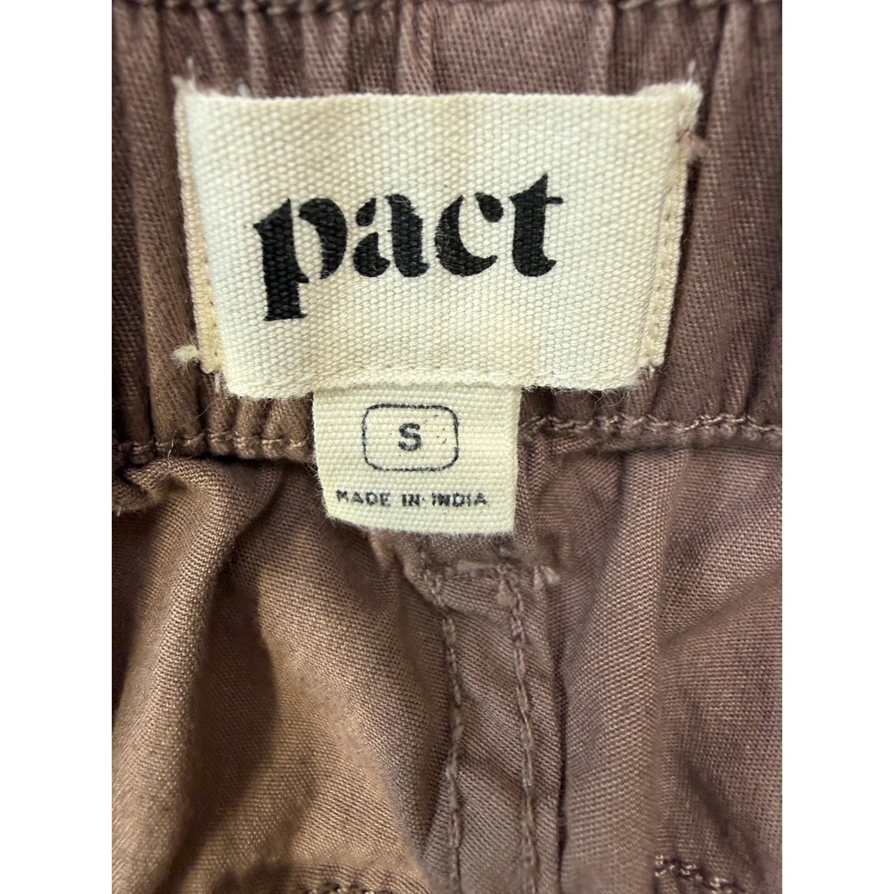 Pact Brown Straight-Leg Utility Trousers - Picture 6 of 8